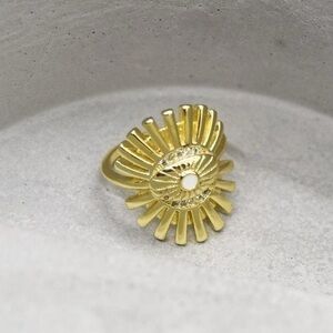 Gold Evil Eye Statement Ring
